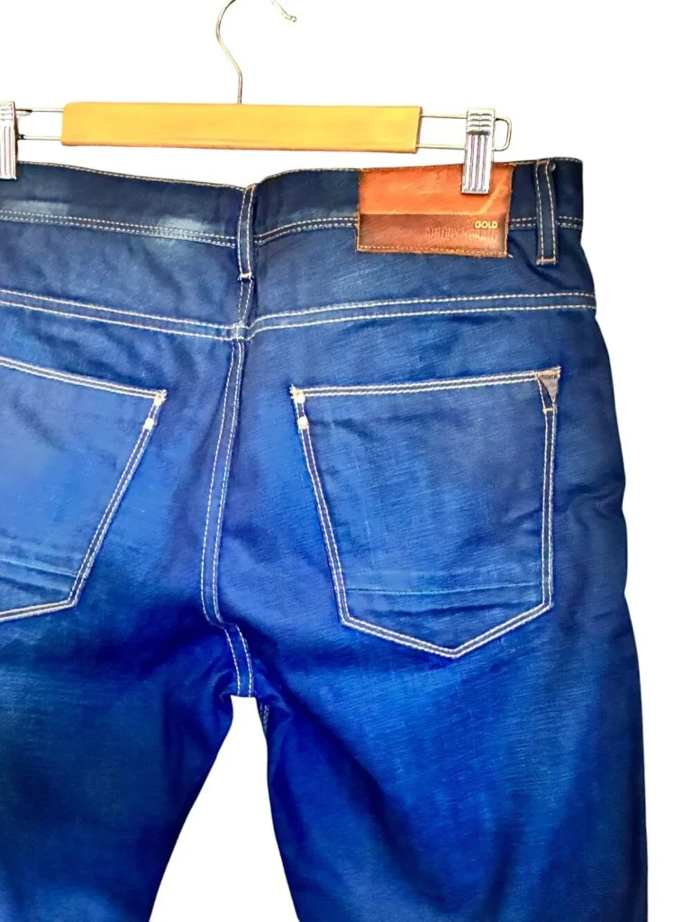 Antony Morato Frankie Carrot Jeans Mens 30 Dark Blue Good Vintage Effect Tapered